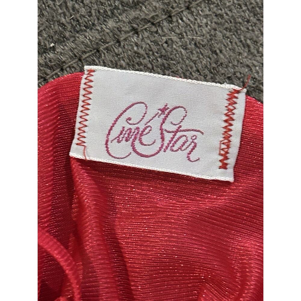 NWT Cinestar Red Satin Teddy size M - Picture 3 of 5